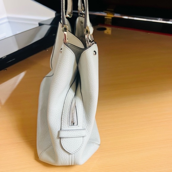 Kate Spade Light Gray/white leather Shoulder Bag - Picture 6 of 9